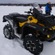 The mud tires do kick up lots of snow, it would have made for some epic slo-mo shots.